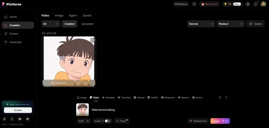pixverse image to video generator