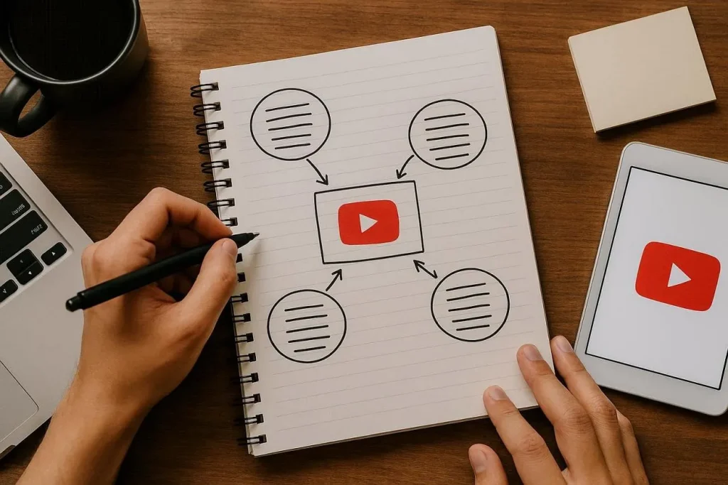 start by planning youtube content