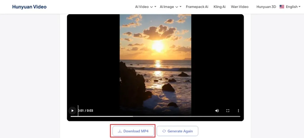 watch and generate ai video