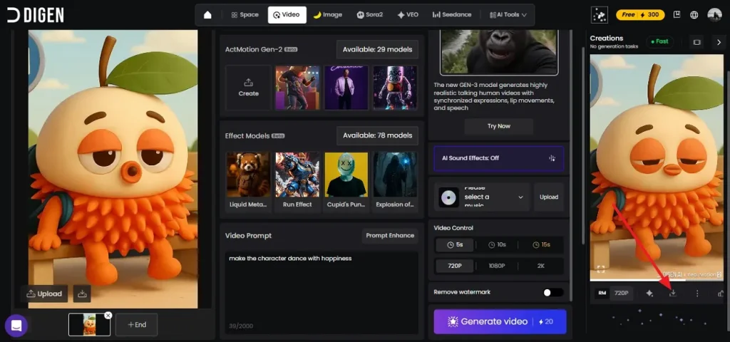 download video after preview