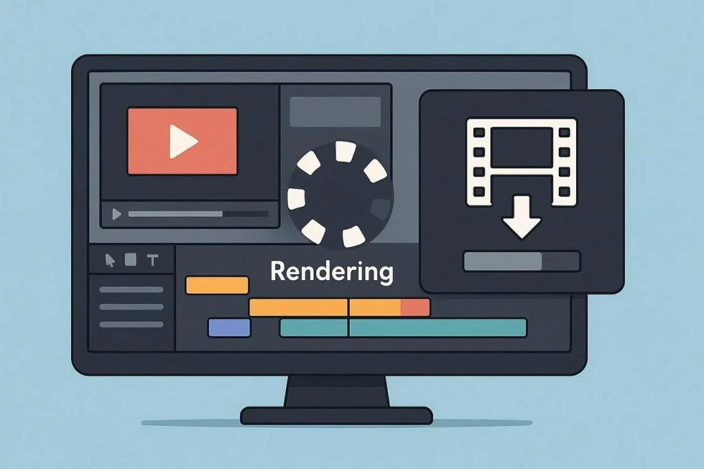 export video after rendering