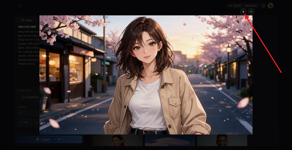 review clean anime image before download