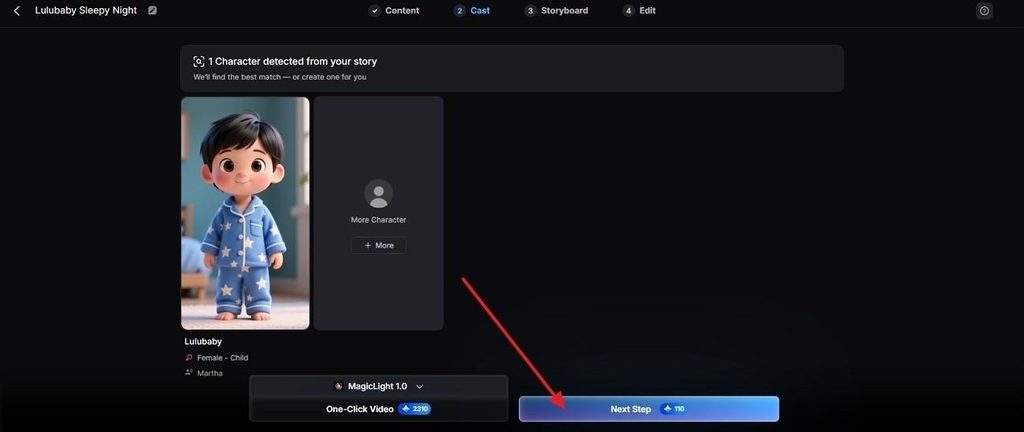 customize the character for video