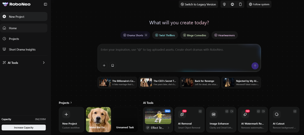 explore roboneo browser creative workspace