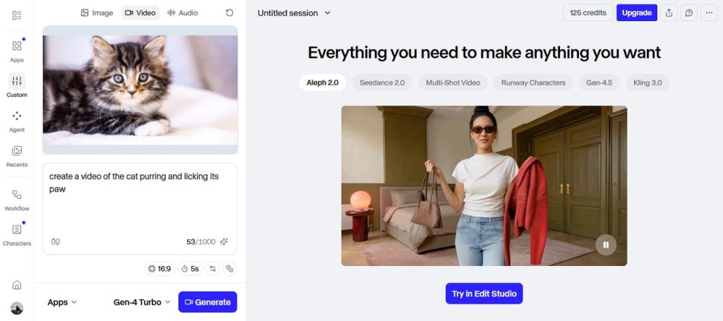create videos with runway ai