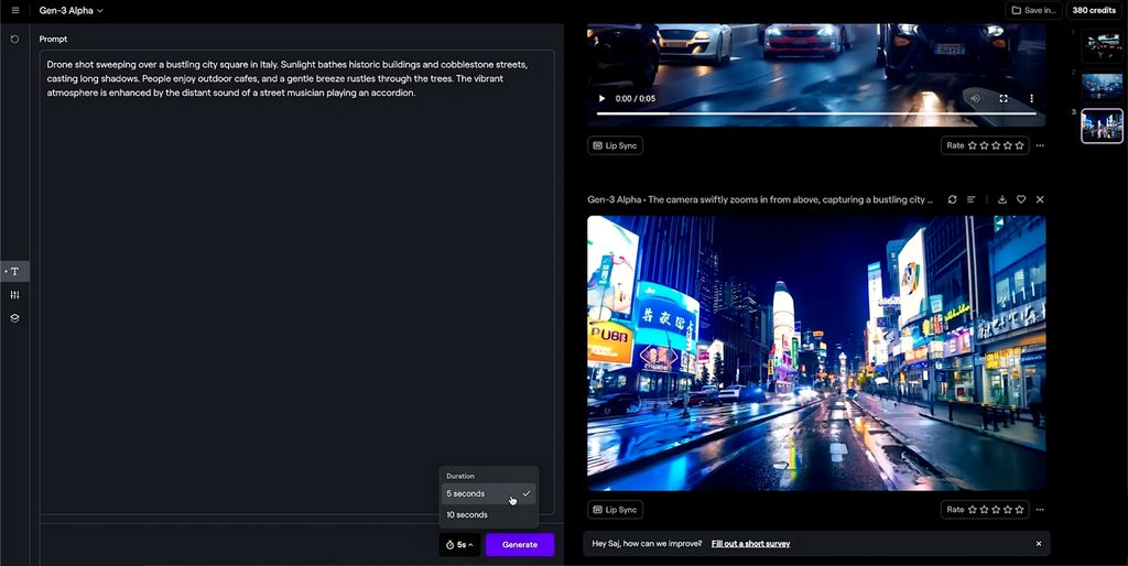 generate cinematic shots from text
