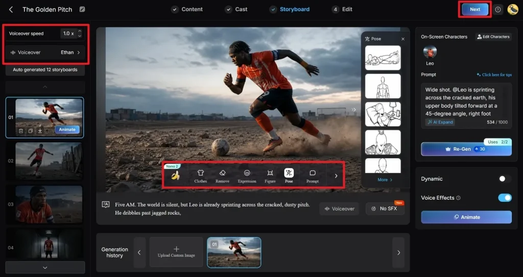 change expressions then select next button