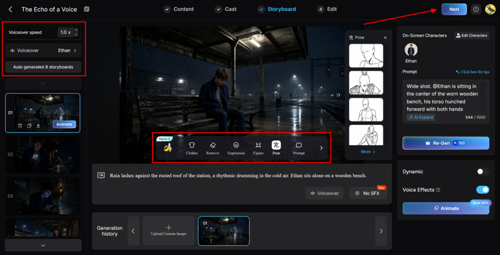 customize individual video scenes