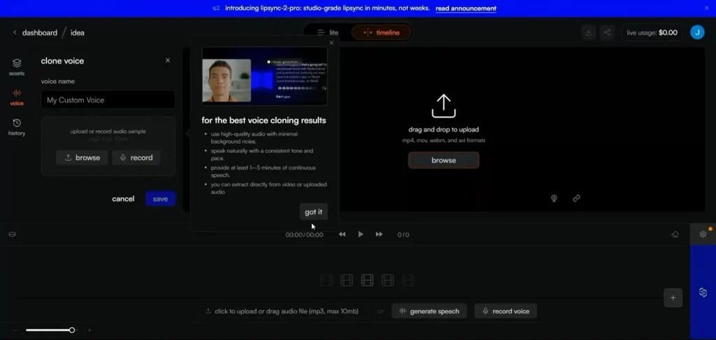 ai lip sync videos syncso generator