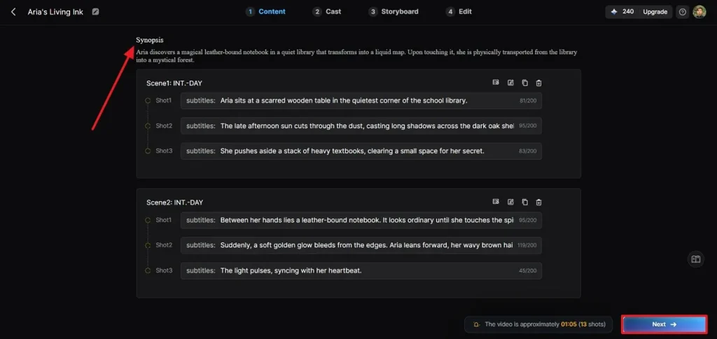 go through story synopsis