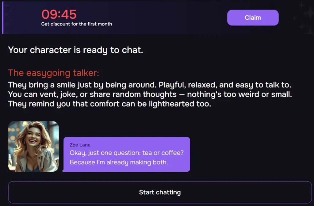 character chat talefy ai