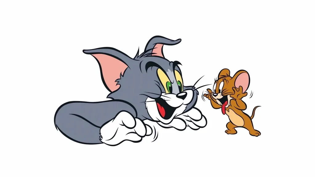 smiling of tom and jerry cartoon