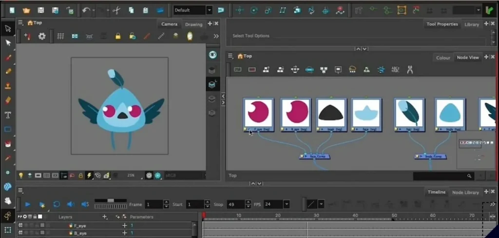 add cartoon effects in harmony