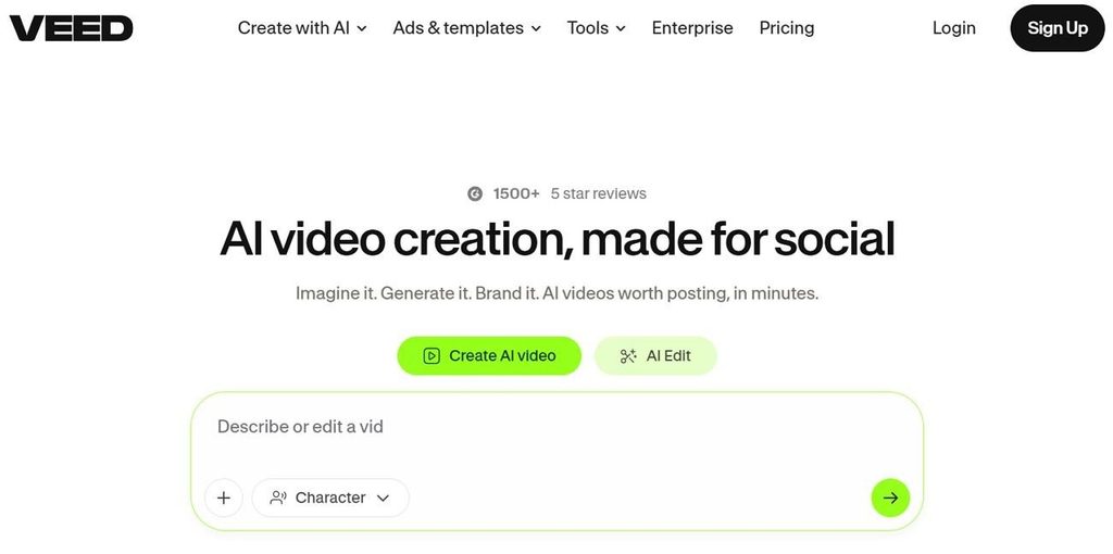 create social videos with AI