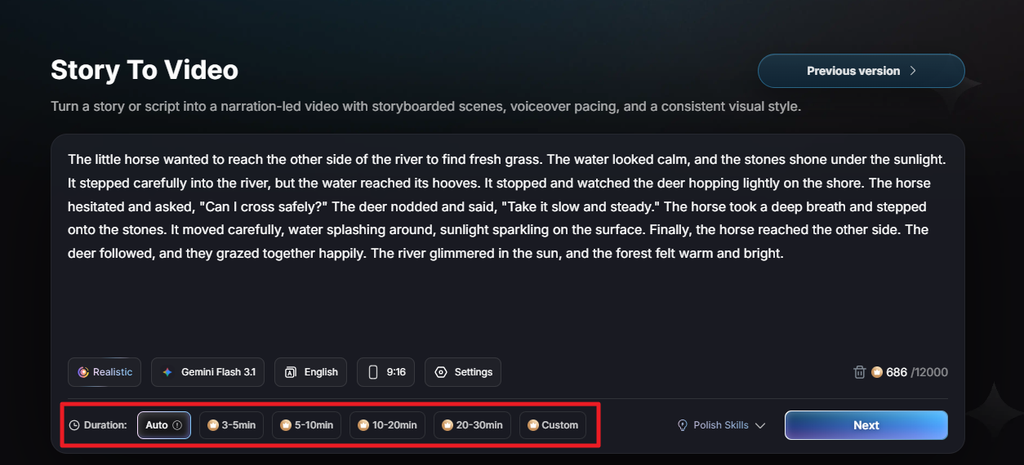 review veo prompt scene breakdown