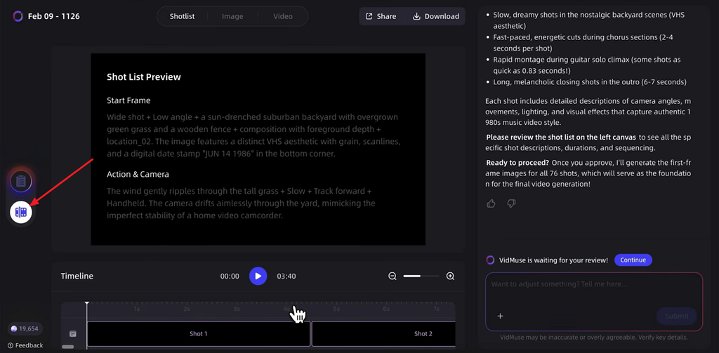check scenes against project audio