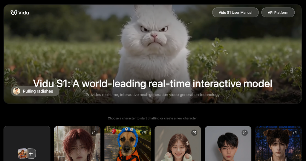 generate consistent character videos with Vidu AI