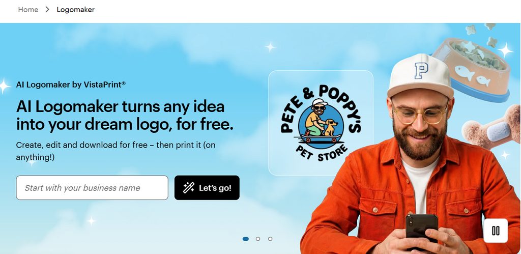 vistaprint ai logo maker