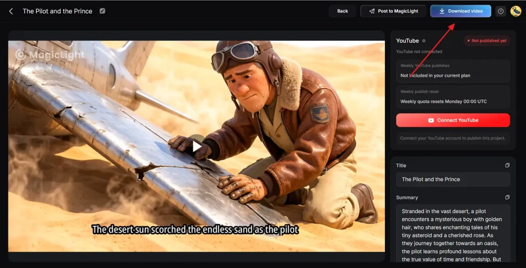 download ai generated video