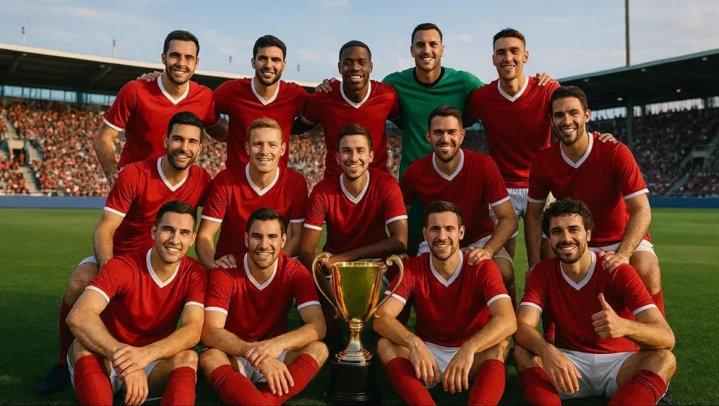 football world cup team winning