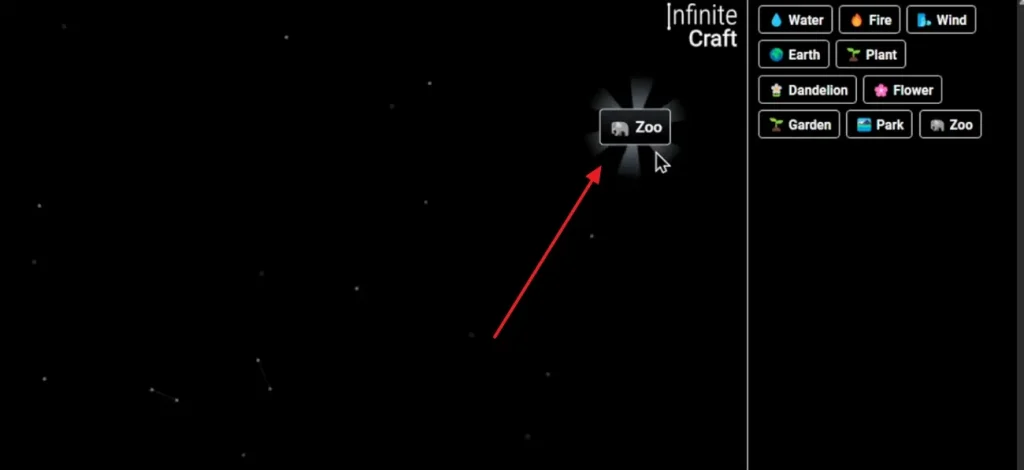 generate zoo in infinite craft